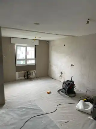 Innenraum während einer Renovation